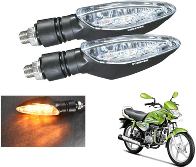 Generox Front, Rear LED Indicator Light for Hero HF-Dawn ECO(Amber)