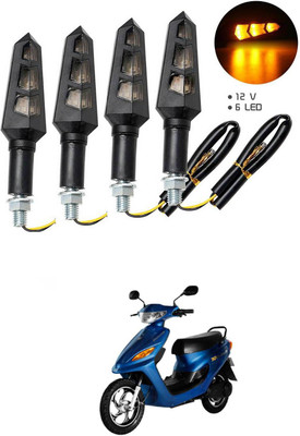 LOVMOTO Front, Rear LED Indicator Light for Universal For Bike(Multicolor)