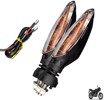 Generox Front, Rear LED Indicator Light for Bajaj Pulsar 180 DTS-i(Amber)