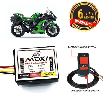 AUTO PEARL Front, Rear Flasher Indicator Light for Kawasaki Ninja