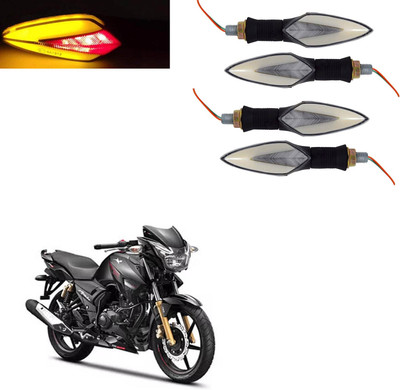 Vagary Front, Rear LED Indicator Light for TVS Apache RTR 180(Red, Yellow)