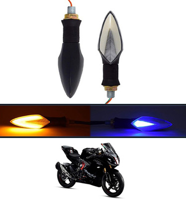 AYW Front LED Indicator Light for TVS Universal For Bike(Blue, Yellow)