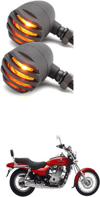 LOVMOTO Front, Rear LED Indicator Light for Bajaj Avenger 220 DTS-i(Yellow)