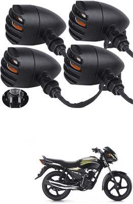 LOVMOTO Front, Rear LED Indicator Light for TVS Star City(Yellow)