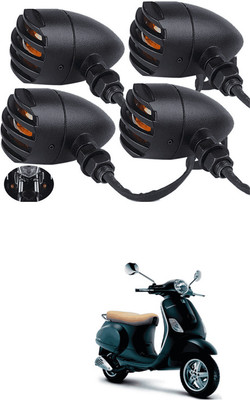 LOVMOTO Front, Rear LED Indicator Light for Piaggio Vespa LX(Yellow)
