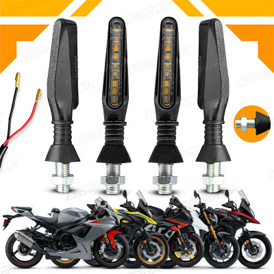 Generox Front, Rear, Side LED Indicator Light for Suzuki Universal For Bike(Yellow)