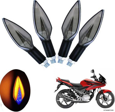 REPLEY Front, Rear LED Indicator Light for Honda CBF Stunner(Yellow, Blue)