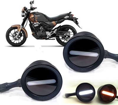 AUTO PEARL Front LED Indicator Light for Hero XPULSE 200 4V(White, Yellow)