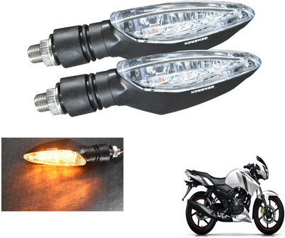 Generox Front, Rear LED Indicator Light for TVS Apache RTR 150(Amber)