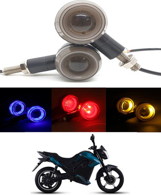 MSNP Front LED Indicator Light for TVS Universal For Bike(Blue, Yellow, Red)