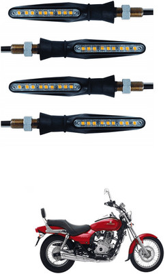 LOVMOTO Side LED Indicator Light for Bajaj Avenger 220 DTS-i(Amber)