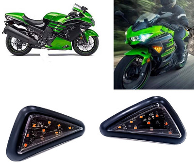 AUTO PEARL Side LED Indicator Light for Kawasaki Ninja(Yellow)