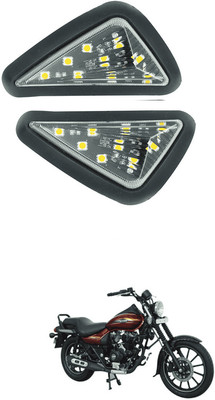 LOVMOTO Front LED Indicator Light for Bajaj Avenger 220 DTS-i(Black)
