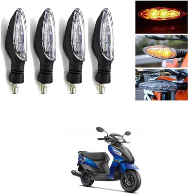 LOVMOTO Front, Rear LED Indicator Light for Suzuki Lets(Yellow)