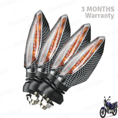 Generox Front, Rear LED Indicator Light for Yamaha YBR 125(Amber)
