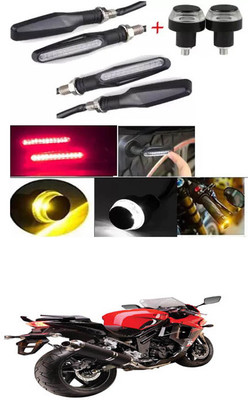 E-Shoppe Front, Rear, Side LED Indicator Light for Hyosung GT650R(Yellow, Blue)