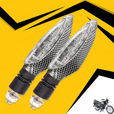 Generox Front, Rear LED Indicator Light for TVS Max 4R(Amber)