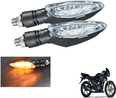 Generox Front, Rear LED Indicator Light for TVS Apache RTR 180(Amber)