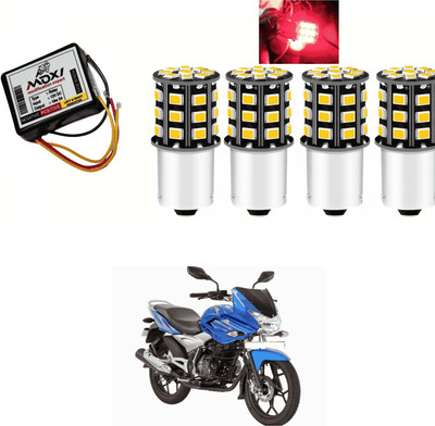PRTEK Front, Side LED Indicator Light for Bajaj Discover 125 DTS-i(Red)