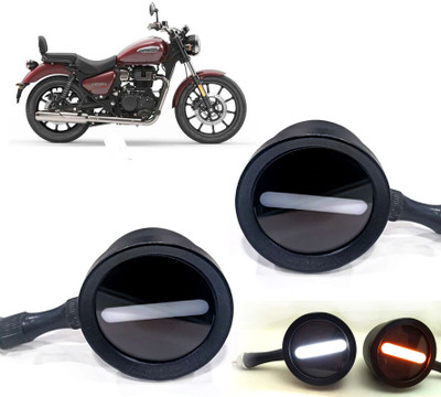 AUTO PEARL Front LED Indicator Light for Royal Enfield(White, Yellow)