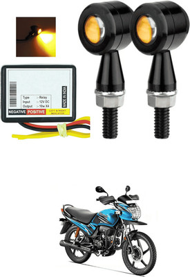 LOVMOTO Front, Rear LED Indicator Light for Mahindra Pantero(Yellow)