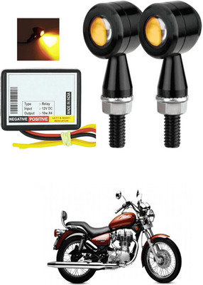LOVMOTO Front, Rear LED Indicator Light for Royal Enfield(Yellow)