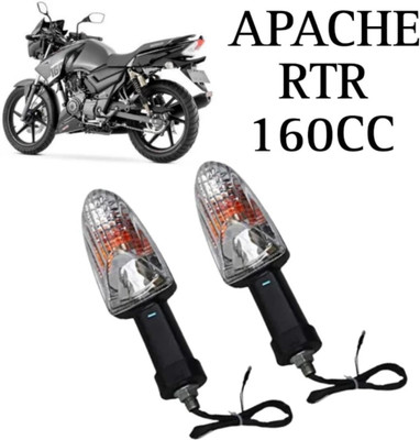 Anaisha Enterprises Side, Rear, Front Incandescent Indicator Light for TVS Apache RTR 180, Apache RTR 160, Apache RTR 150, Apache(Orange)
