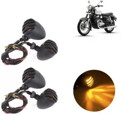 NIR JAY Side LED Indicator Light for Universal For Bike 7 Series(Orange)