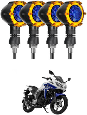 PRTEK Front, Rear LED Indicator Light for Yamaha Fazer(Multicolor)