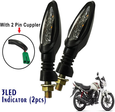 Generox Front, Rear LED Indicator Light for Suzuki Slingshot(Yellow)