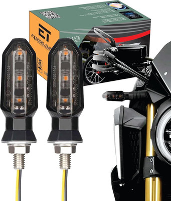 ELTRON TURBO Side LED Indicator Light for Universal For Bike Battle Green(Yellow)