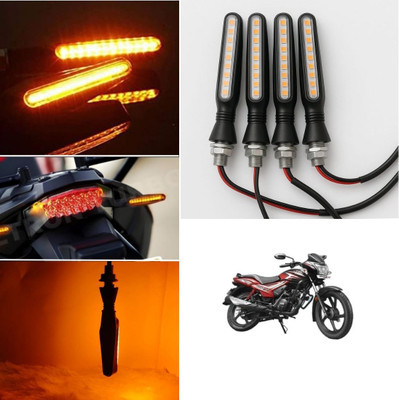 ASTRAEIGHT Side, Front, Rear LED Indicator Light for Universal For Bike Universal For Bike(Orange, Yellow)