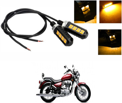 XZRTZ Front LED Indicator Light for Royal Enfield Electra Twin Spark(Yellow)