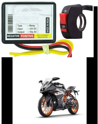 LOVMOTO Front, Rear LED Indicator Light for KTM RC 200(Yellow)