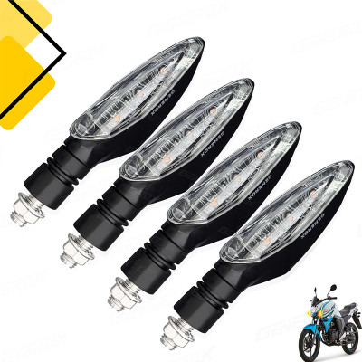 Generox Front, Rear LED Indicator Light for Yamaha FZS F1(Amber)