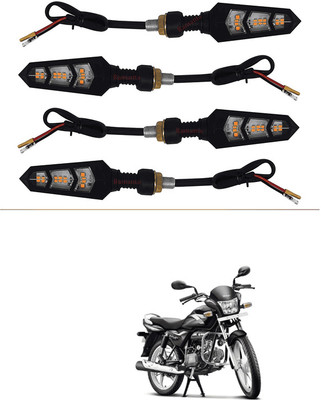 LOVMOTO Side LED Indicator Light for Hero Splendor Pro(Amber)