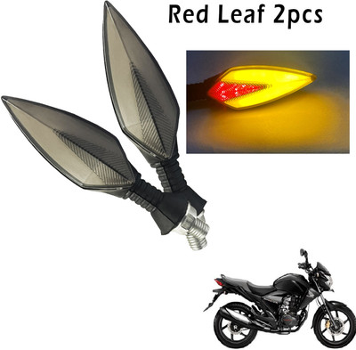 Generox Front, Rear, Side LED Indicator Light for Honda Trigger(Red, Yellow)