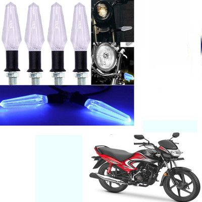 RawatZ Side LED Indicator Light for Honda Dream Yuga(Blue)