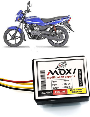 AUTO PEARL Front, Rear Flasher Indicator Light for Bajaj Platina 125