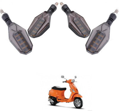 PRTEK Front, Rear LED Indicator Light for Piaggio Vespa LX(Multicolor)