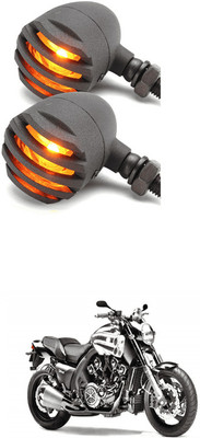 LOVMOTO Front, Rear LED Indicator Light for Bajaj V 150(Yellow)