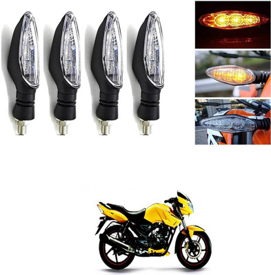 LOVMOTO Front, Rear LED Indicator Light for TVS Apache RTR 160(Multicolor)