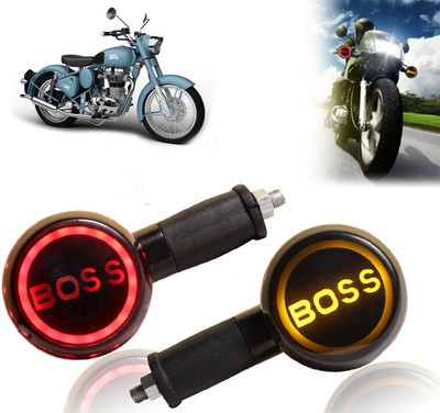 AUTO PEARL Side LED Indicator Light for Royal Enfield Classic(Yellow, Red)