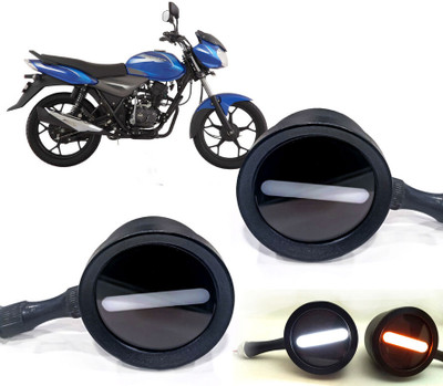 AUTO PEARL Front LED Indicator Light for Bajaj Discover(White, Yellow)