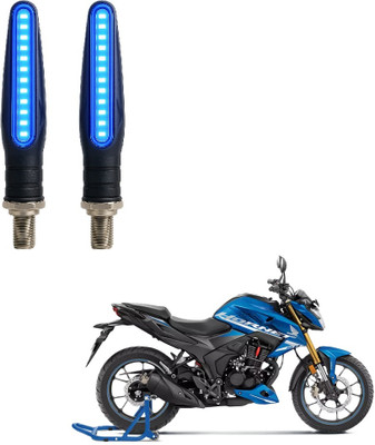 JMA TRADING Front, Rear LED Indicator Light for Honda Universal For Bike(Blue)