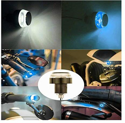 Diikon Front, Rear LED Indicator Light for Universal For Bike Universal For Bike(White, Blue)