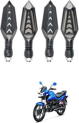 LOVMOTO Front, Rear LED Indicator Light for Suzuki Lets(Yellow)