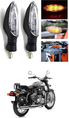 LOVMOTO Front, Rear LED Indicator Light for Royal Enfield 500(Multicolor)