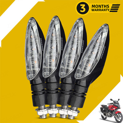 Generox Front, Rear, Side LED Indicator Light for Bajaj Pulsar 200 DTS-i(Amber, Yellow)