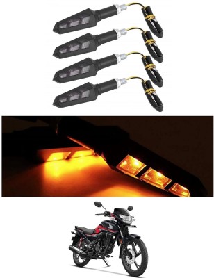 JAQUMA Rear, Side LED Indicator Light for Bullet, Bajaj, Hero, Honda, KTM, TVS, Universal For Bike Splendor, Pulsar, Karizma, Hunk, Classic 500, Ninja, Universal For Bike(Yellow)